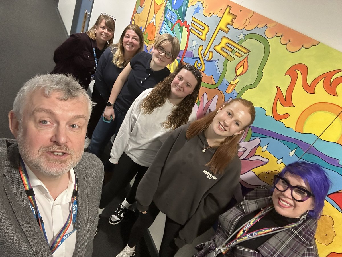 As part of #ChildrensMentalHealthWeek @IslaWilsonCWP and I hosted Ellie, Meg and Jess @cwpnhs Redesmere to answer their questions and hear about their experiences of services. A frank, sometimes raw and emotional, discussion. Thank you - lots to help us improve.