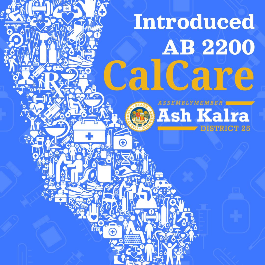Ash Kalra 🌱 (@ash_kalra) on Twitter photo I’m incredibly excited to partner with <a href="/CalNurses/">California Nurses</a> in introducing AB 2200 CalCare to continue the fight for healthcare justice for all Californians!
Please follow the link to my website for more information on AB 2200 including FAQs:
a25.asmdc.org/ab-2200-ca-gua… I’m incredibly excited to partner with <a href="/CalNurses/">California Nurses</a> in introducing AB 2200 CalCare to continue the fight for healthcare justice for all Californians!
Please follow the link to my website for more information on AB 2200 including FAQs:
a25.asmdc.org/ab-2200-ca-gua…