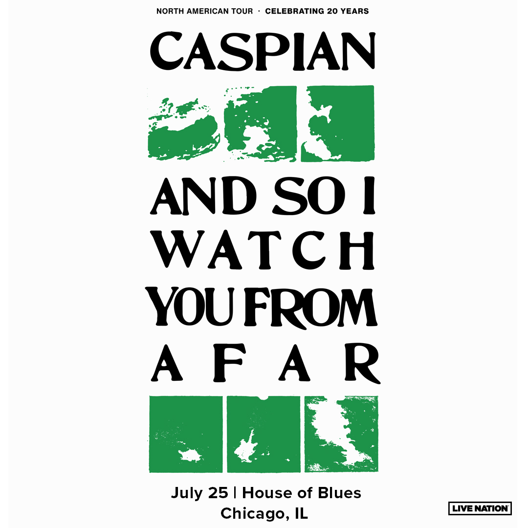 ON SALE NOW ➡️ It's officially time to grab your tickets to @caspian and @ASIWYFA_BAND at our house on 7/25. Don't miss out! livemu.sc/3HWkLbn