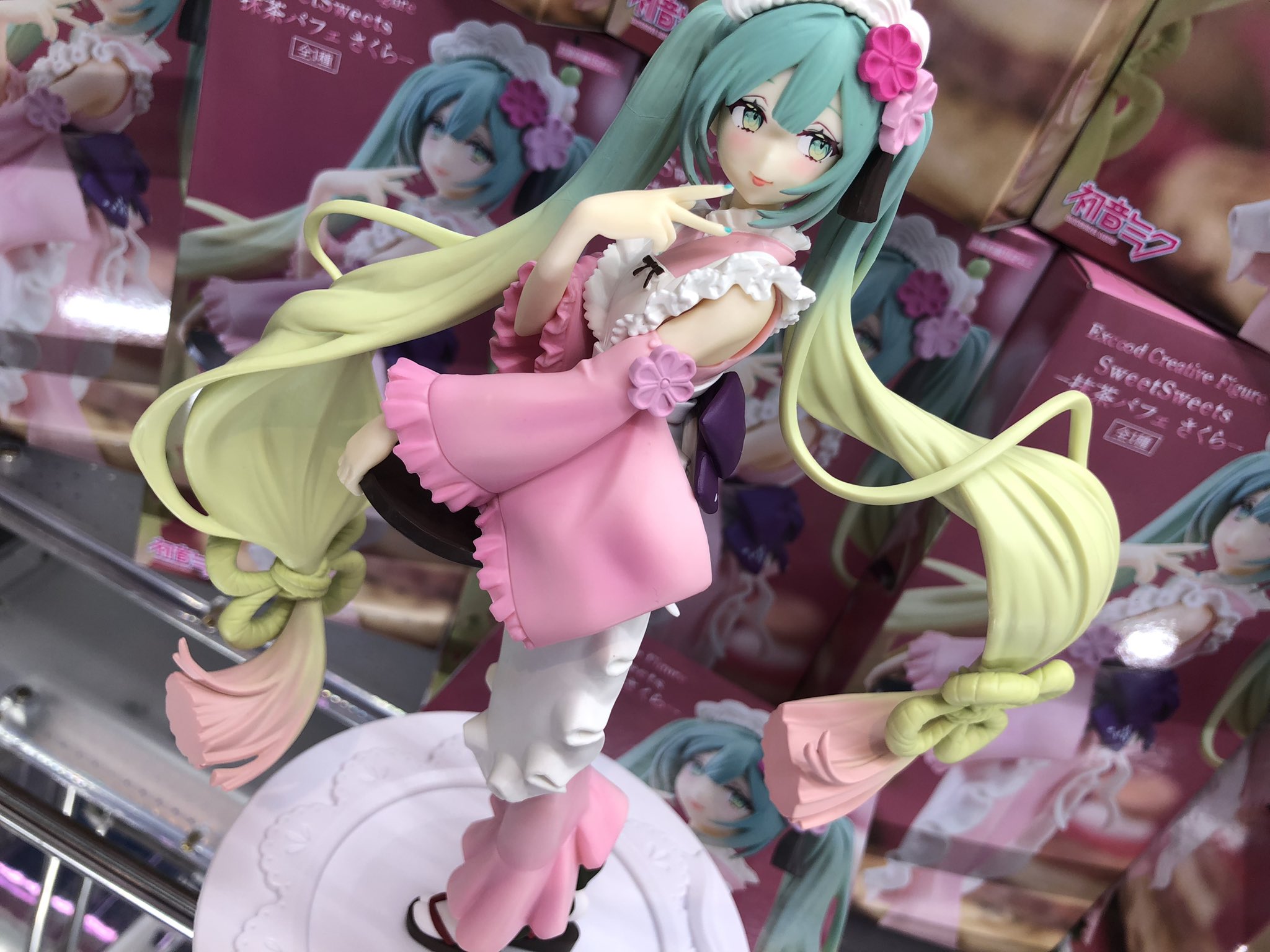 App ゲーム・おもちゃ・グッズ 初音 ミク 抹茶 パフェ フィギュア