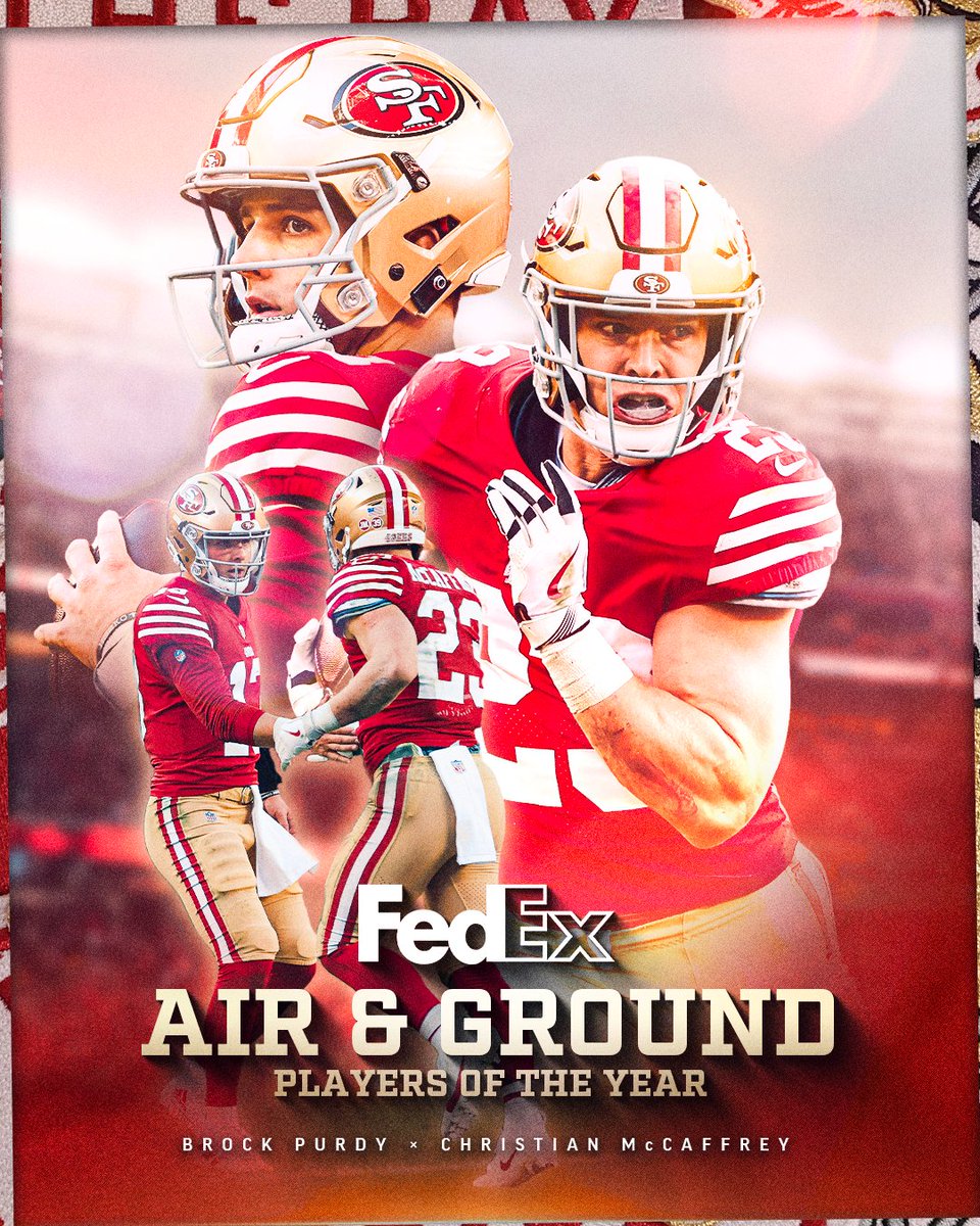 49ers's tweet photo. Shipping and handling business all season long 👏 https://t.co/acs9qllQU8