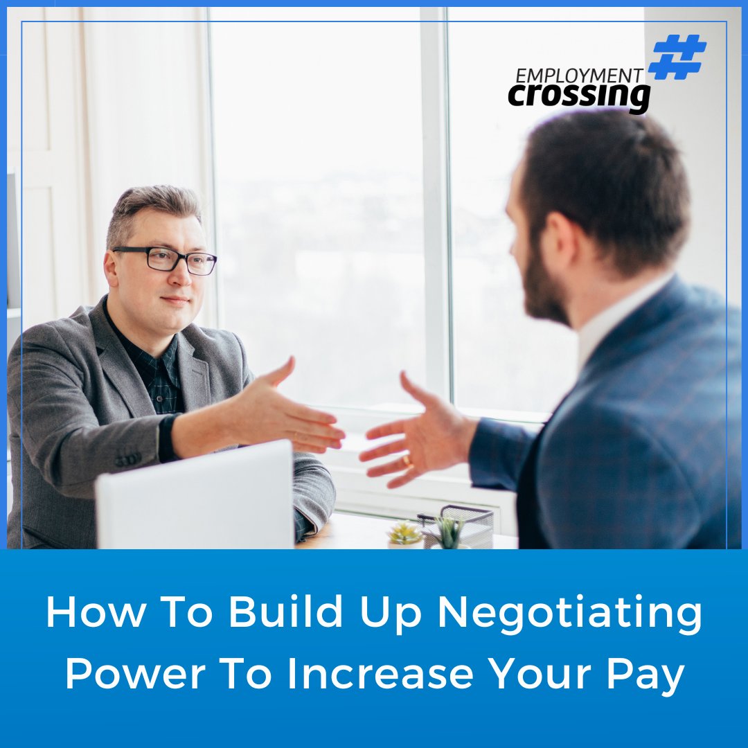EmployCrossing's tweet photo. Unlock the secrets to building bargaining power and increase your pay with actionable strategies from EmploymentCrossing! 

Maximize your earning potential and negotiate with confidence. Learn more! https://t.co/8ctzqMitSw

#SalaryNegotiation #CareerAdvice #EmploymentCrossing https://t.co/rYJ2DztZiZ