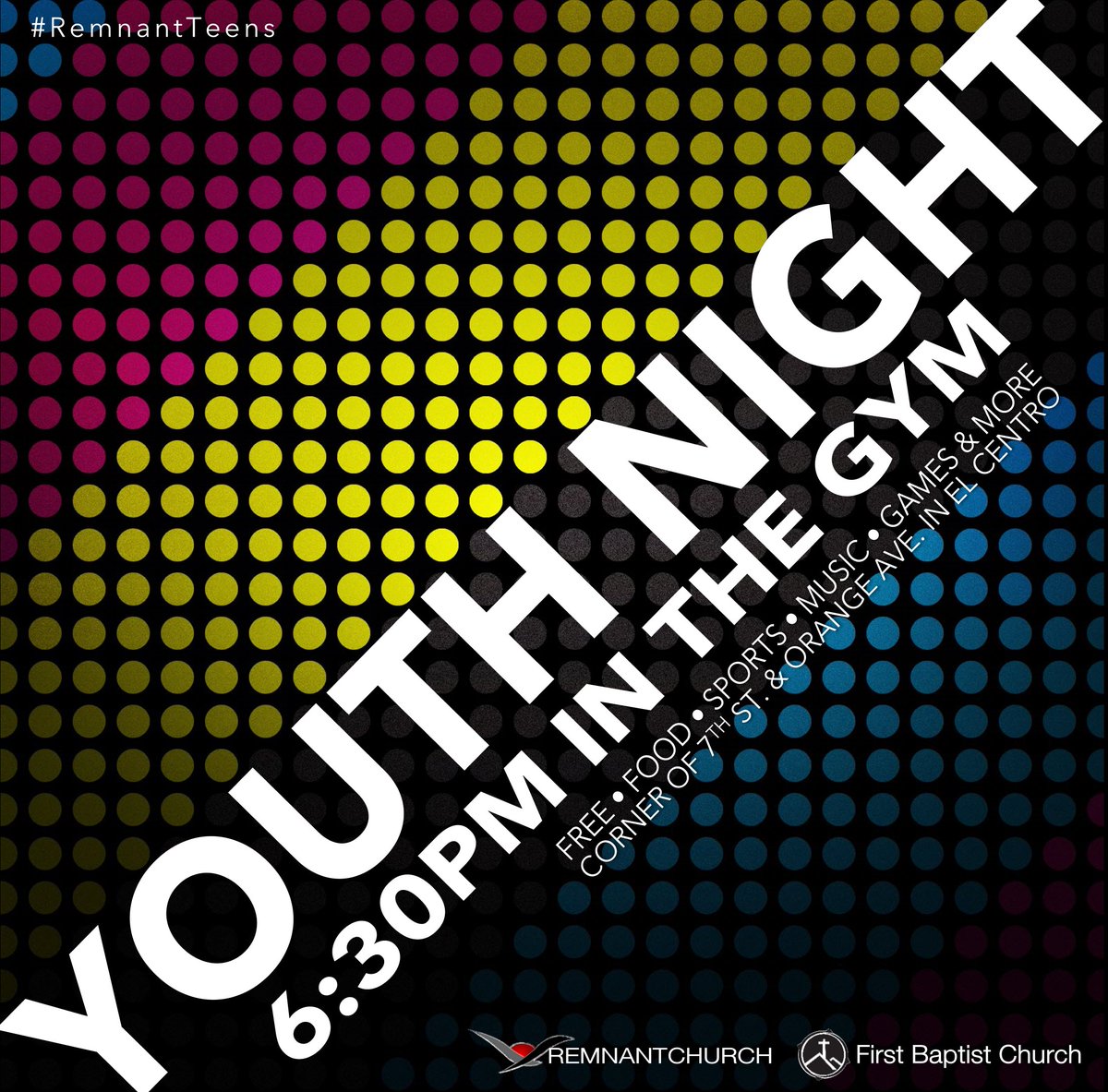 RemnantChurch's tweet photo. Hey teens! It's happening TONIGHT! Join us in the gym tonight for Youth Night!
Starting at 6:30pm, we've got #pizza #sports #music #games and more!
#RemnantTeens
#remnantchurchiv
#fbcelcentro https://t.co/ic3Z1pPnTs