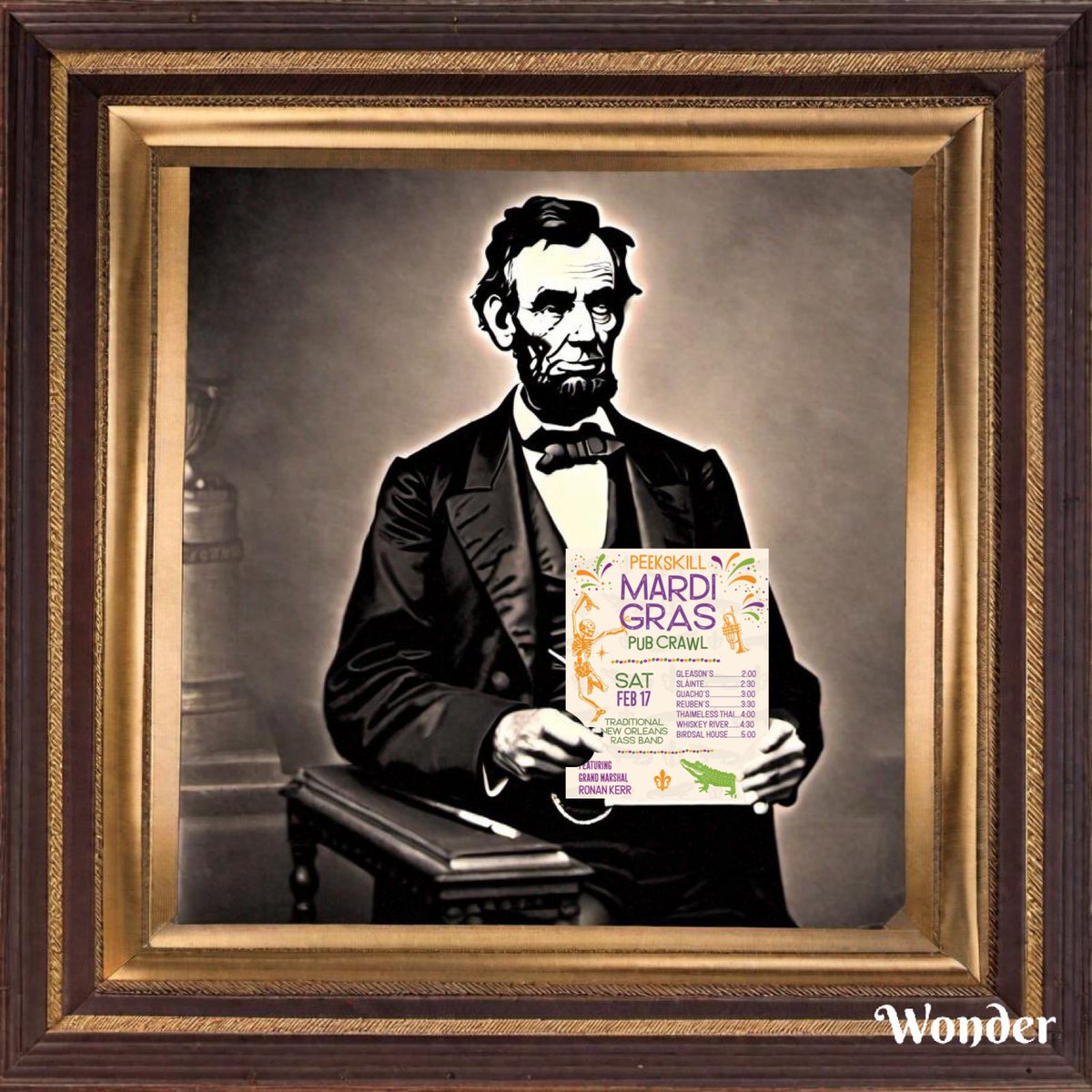 TheRealLinCon's tweet image. Ladies and Gentleman, we got it.  #LinCon 2024 will follow the Mardi Gras crawl in Peekskill, Feb 17