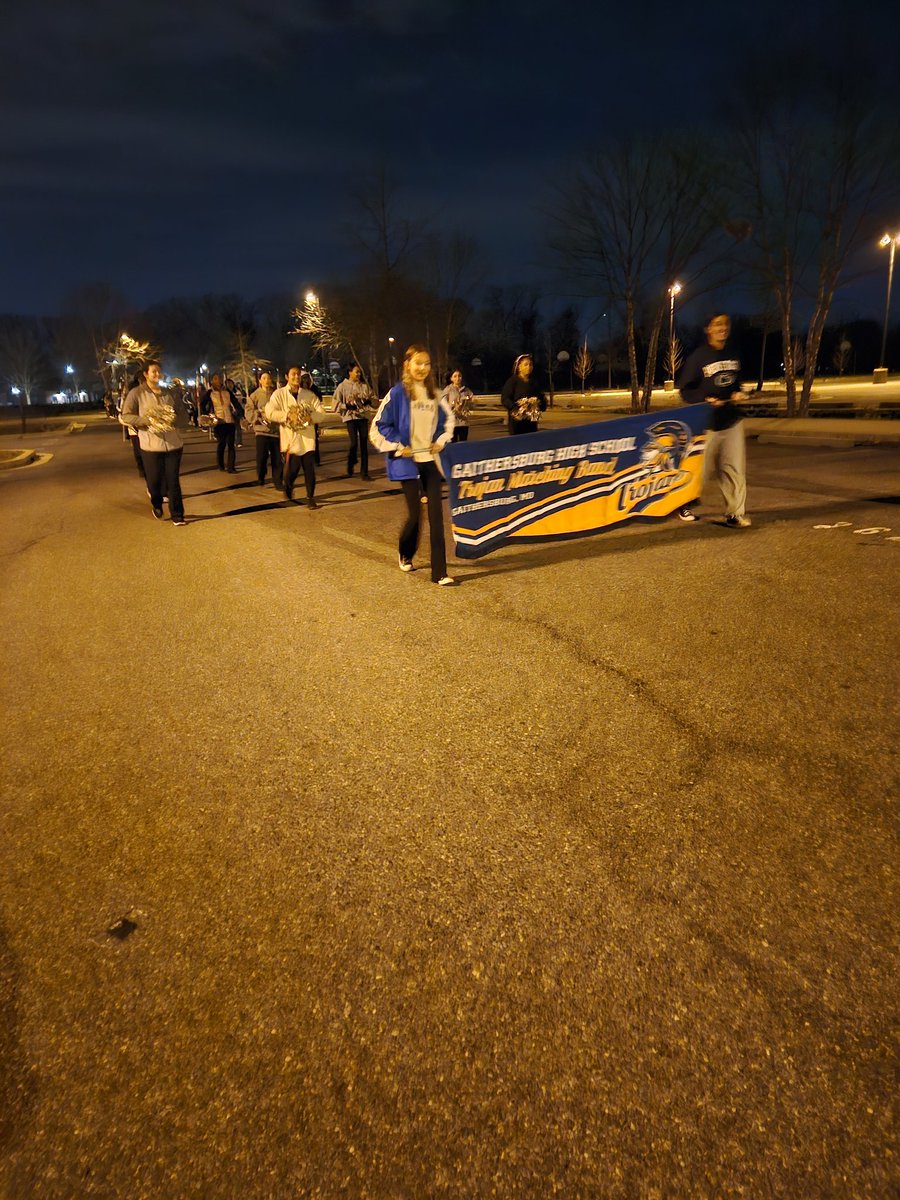 Look I left late today to grade and get organized for next week. And the Marching Trojans gave me a parade! Woohoo! #teacherlife #gburg4life #gotrojans