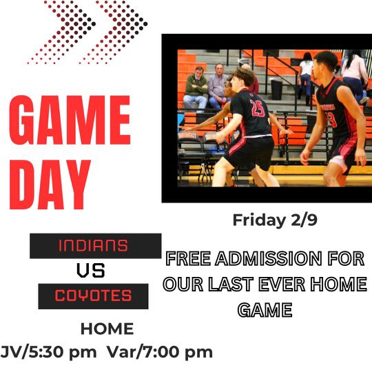 Tomorrow is the last ever home game for Old High Basketball! Everyone gets in FREE! Come out and support at Wichita Falls HS one last time! #EarnIt