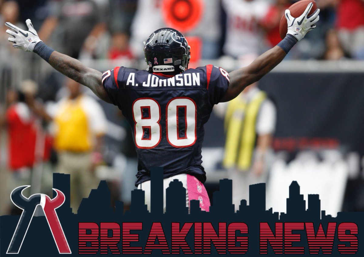 BREAKING: #Texans legend Andre Johnson has been inducted into the NFL Hall Of Fame at the #NFLHonors He is the first Texans player to be given this honor. Congratulations, Andre!🤘🏼