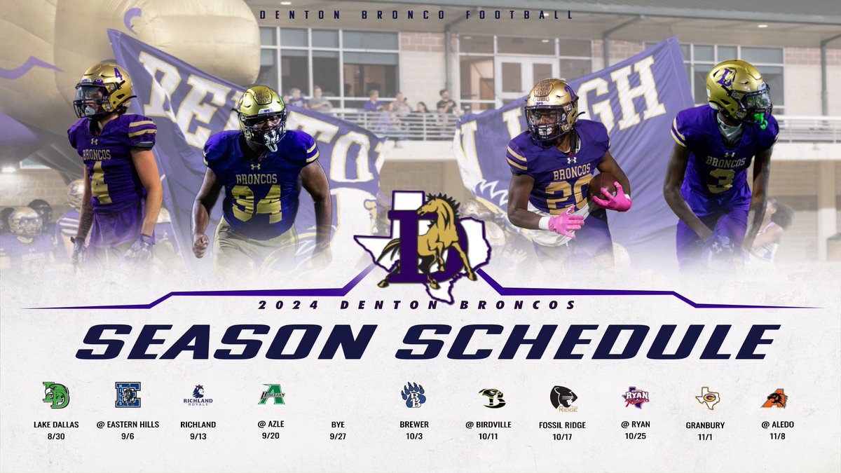Denton High Broncos Football tweet media