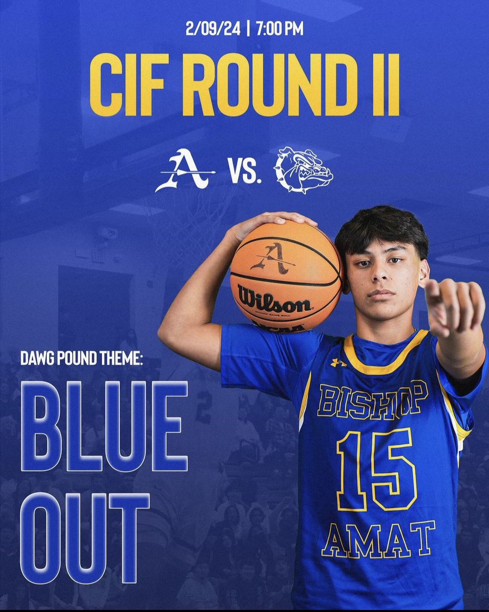 SEE YOU TMR 💙 BLUE OUT!!!
#bishopamat #amatbasketball #studentsection <a href="/StudentSectRep/">The Student Section Report</a>