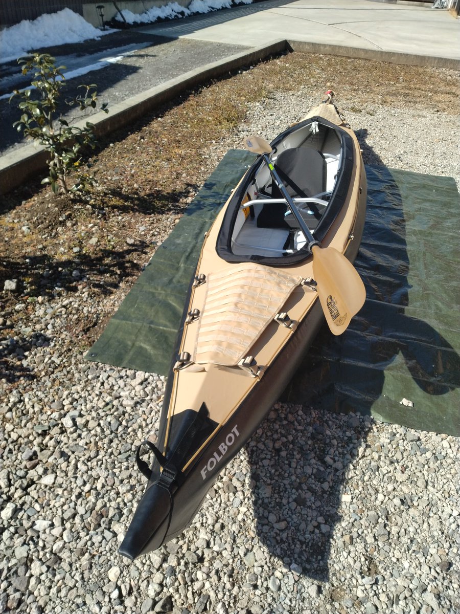 dXAdvFTH80Vmvd6's tweet photo. NEWパドルと合わせてみた!
早く行きたい!!🚣♂
#カヤック
#パドル
#FOLBOT
#WERNER https://t.co/ObLNdaTHGb