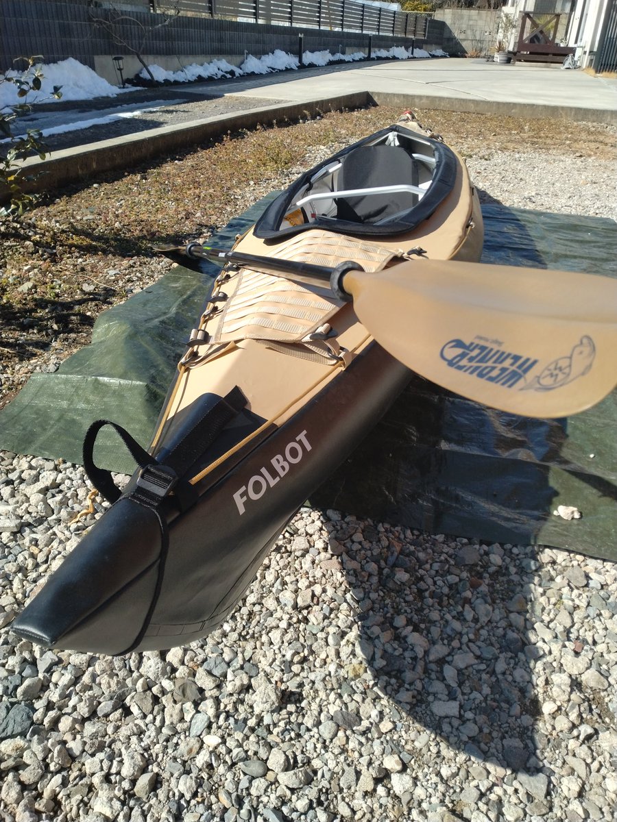 dXAdvFTH80Vmvd6's tweet photo. NEWパドルと合わせてみた!
早く行きたい!!🚣♂
#カヤック
#パドル
#FOLBOT
#WERNER https://t.co/ObLNdaTHGb