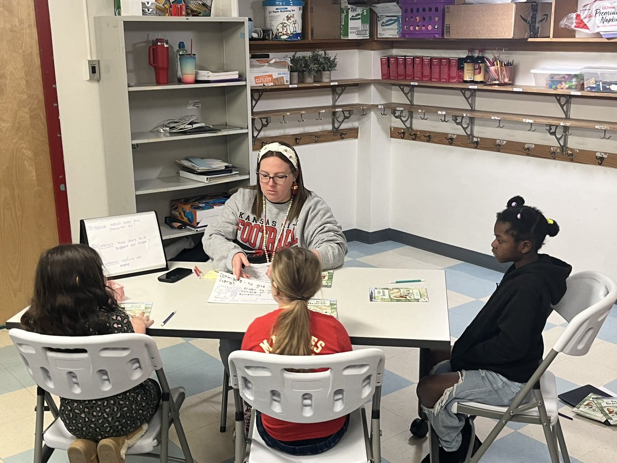 JakeHartley_nkc's tweet photo. Our second grade team rocking their Phase 2 and Phase 3 lessons today in Guided Reading! So much great takeaways to implement tomorrow! @SundayCummins @Crestview_NKC https://t.co/XRd4gptI71