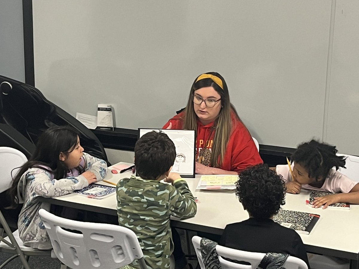 JakeHartley_nkc's tweet photo. Our second grade team rocking their Phase 2 and Phase 3 lessons today in Guided Reading! So much great takeaways to implement tomorrow! @SundayCummins @Crestview_NKC https://t.co/XRd4gptI71