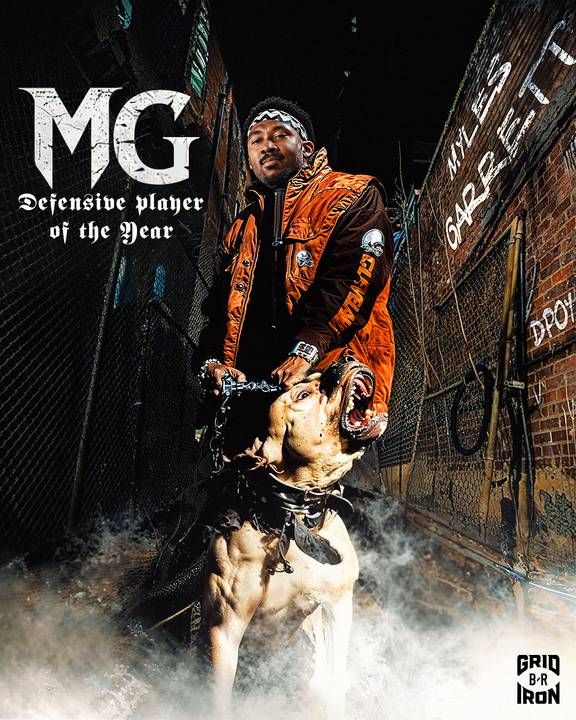 MYLES GARRETT LOCKS UP THE DPOY 🐶