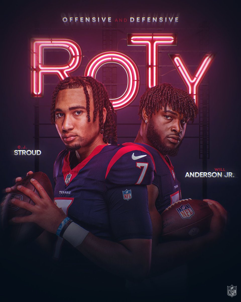 The <a href="/HoustonTexans/">Houston Texans</a> SWEEP the Rookie of the Year awards. 🧹️
