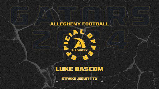 AGTG- After a great conversation with @Coach_Layer I’m extremely blessed to receive my seventh offer from Allegheny College! @STRAKEJESUITFB @CoachHanhold