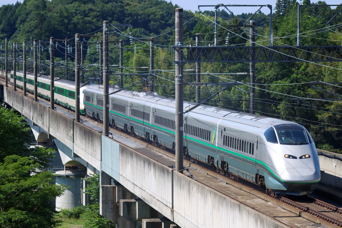 takoyaki_train7's tweet photo. ㊗️L65編成銀つばさ復活1周年!!

地元山形民としては本当に嬉しかったリバイバル塗装
E8系の登場であまり先は長くないかもしれないけどこれからもたくさん撮りに行きたい https://t.co/67iLSFv4Xw