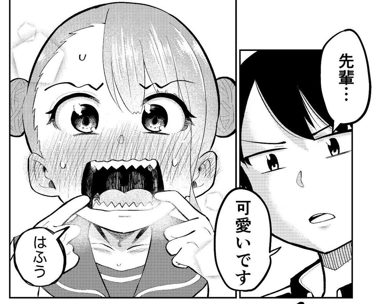 ギザ歯を後輩に見せた結果…🦷🦷🦷
