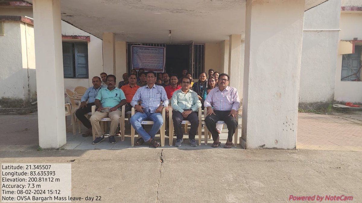 Members of OVSA Bargarh Participating in 22nd Day of Mass Leave
<a href="/CMO_Odisha/">CMO Odisha</a> <a href="/MoSarkar5T/">MoSarkar 5T</a> <a href="/rajaaswain/">Ranendra Pratap Swain</a> @farddept <a href="/dahvsodisha/">Directorate of AH&VS Odisha</a> <a href="/DMBargarh/">Collector & DM, Bargarh</a> <a href="/otvnews/">OTV</a> <a href="/kanak_news/">Kanak News</a>