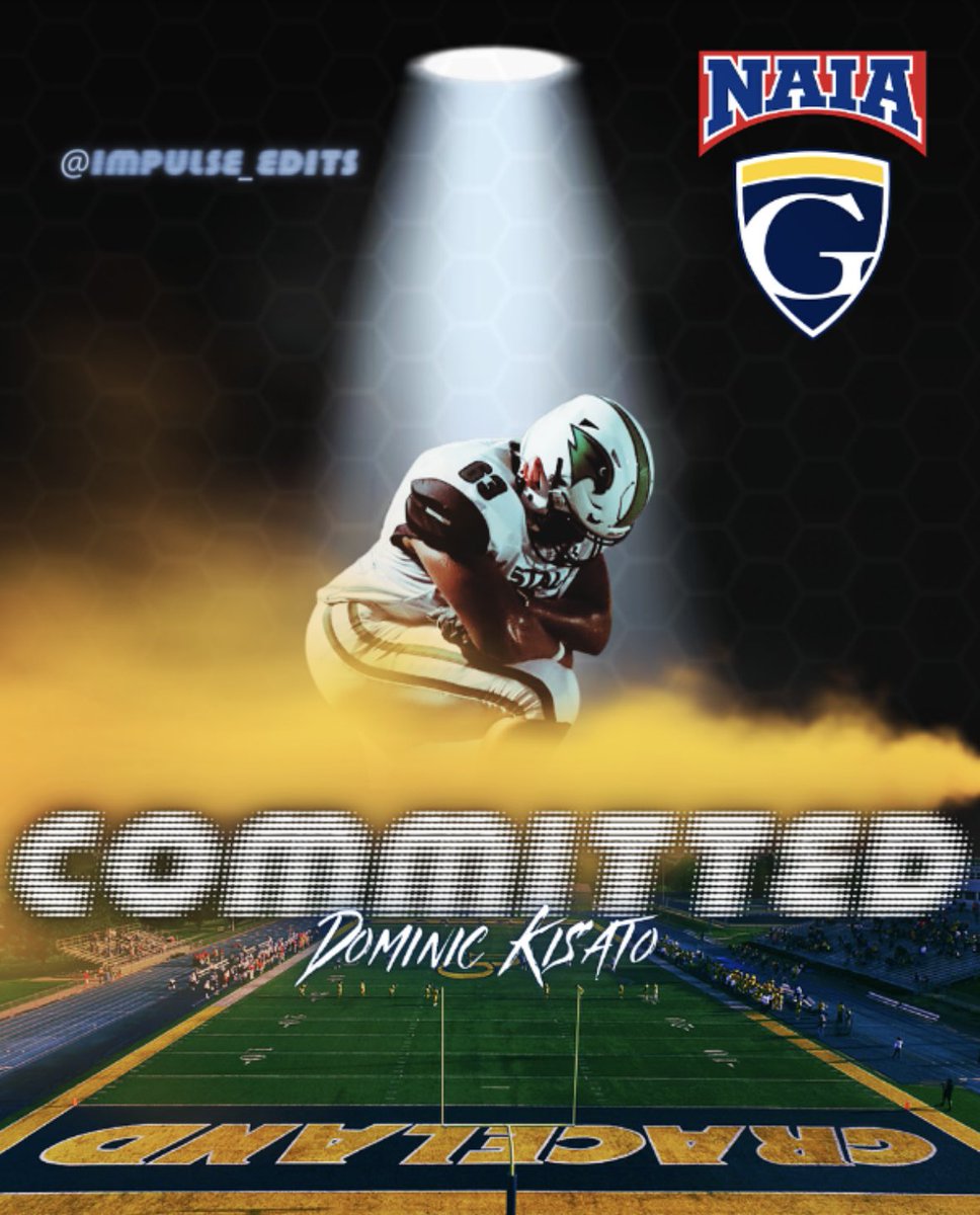 Dominic Kisato commits to Graceland University! 🐜

#committed #yellowjackets