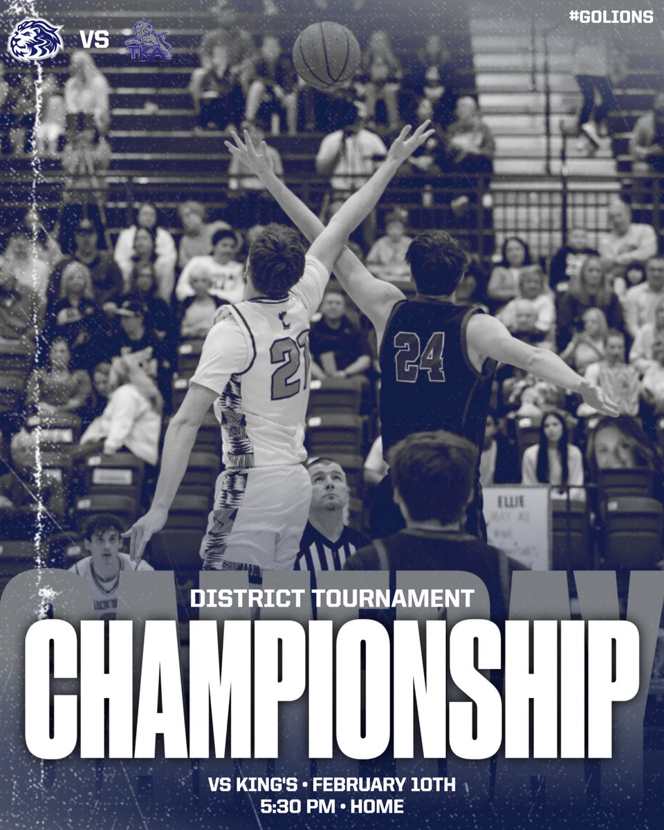 LCALions_sports's tweet photo. Boys basketball is heading to the district championship! Be there and be loud this Saturday #lakewaylions #golions #lcabasketball 🦁🏀 https://t.co/ORPBgj01V0