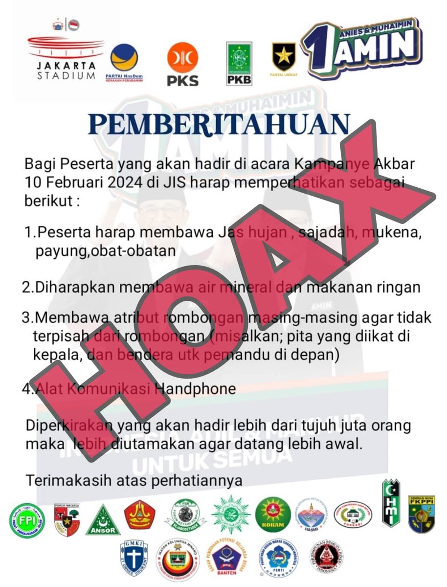 Sebagai mantan Ketua Umum GP Ansor, saya menolak bekerjanya pusat pencatutan nasional 😁