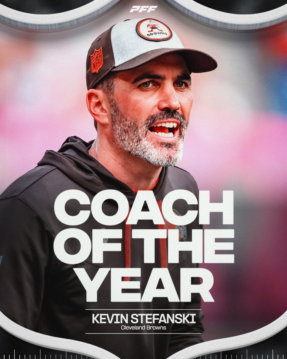 The 2023 Coach of the Year:

Kevin Stefanski 🏆
