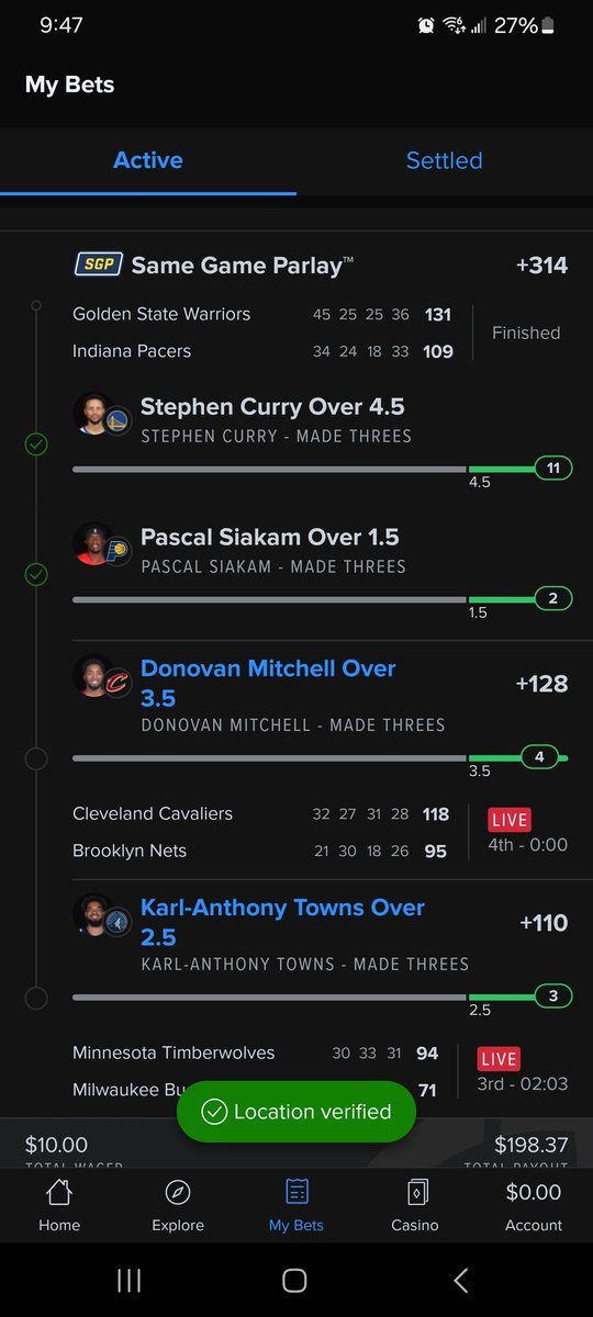 JimCrislip412's tweet photo. @TCarmTheGoat did a little mixing and this cashed. Appreciate you https://t.co/XW4pUooR8z