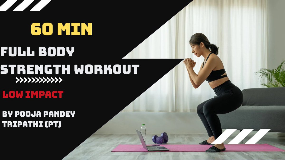 Pooja3pathi's tweet image. Welcome to the whole body&apos;s low impact strength workout ! This style of workout will target your lower body, upper body, and your core in a circuit format. Grab some dumbbells .
​
youtube.com/live/WKjHlga4P…

#fullbodystrengthworkout #workoutathome #poojapandeytripathi