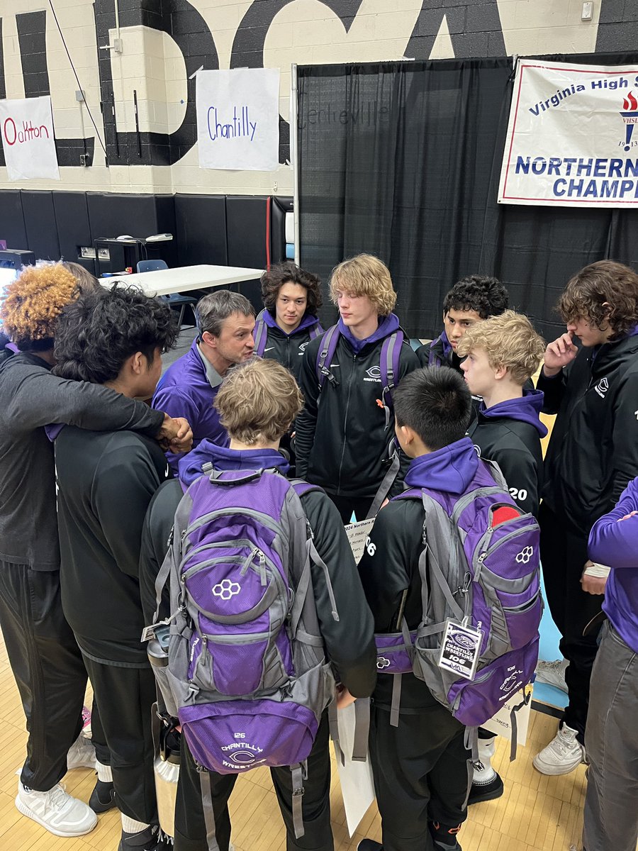 Congratulations <a href="/Chantilly_HS/">Chantilly High School</a> Wrestling - Northern Region Champs!!!