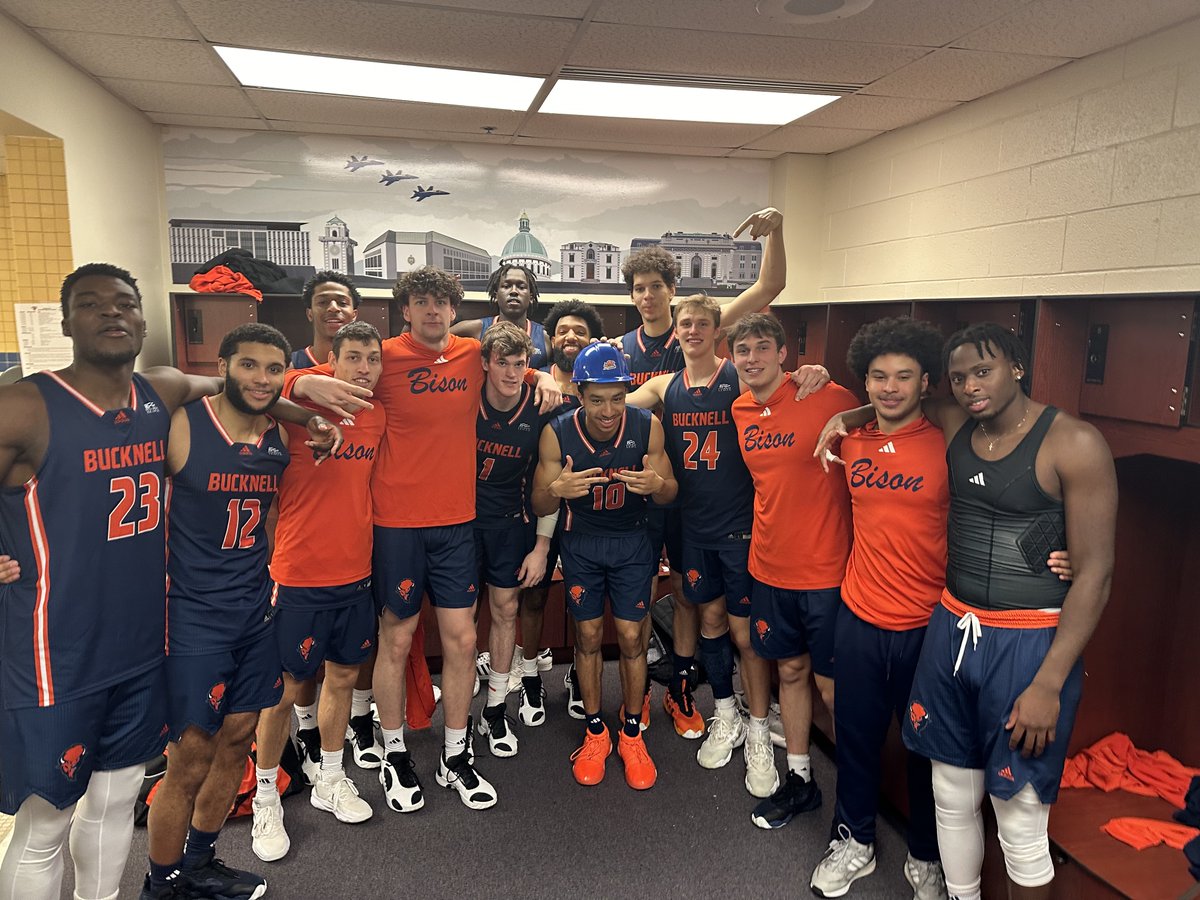 Last night, in Annapolis, we earned a hard-fought victory. Winning on the road demands a special mindset. Our team's hard hat mentality remains our standard. Happy for <a href="/MccreeshBrandon/">Brandon Mccreesh</a>, our hard hat winner, for his impactful minutes off the bench. #TheBisonWay