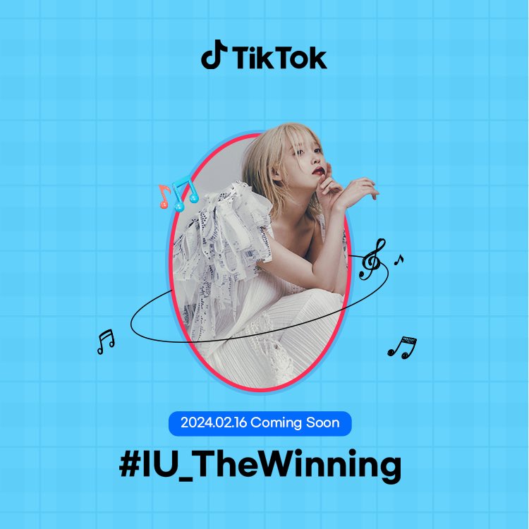 _IUofficial's tweet photo. IU [The Winning] TikTok 챌린지 이벤트 안내

틱톡에서 아이유 노래 즐기며
메달을 획득해 보세요!
많은 메달을 획득한 분에게
리워드가 주어집니다🏅

아이유 챌린지 공개 일정 미리 확인하기🏆
👉 https://t.co/xlzRQbHyd8

#아이유 #IU
#TheWinning #IU_TheWinning
#TikTok #틱톡 https://t.co/eeDkmuQkHM