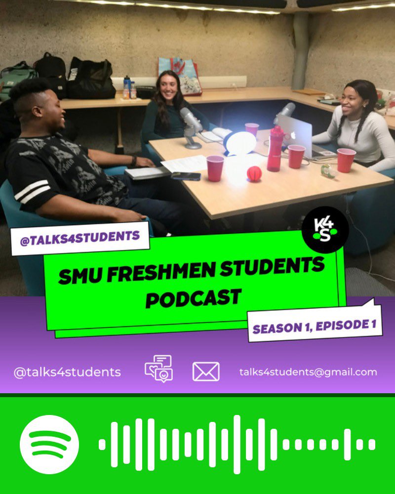 @talks4students POV: 02/08/20 #throwbackthursday

My University bestfriends and I set some mics and invited our school friends to the 1st podcast event at the @SobeySchool_SMU library, where we discussed about things we wished we knew in freshman year. 🎓

🎧 Listen to the pod on @Spotify