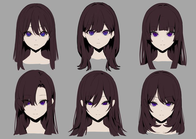 次回作のキャラデザ案。久々の寝取られ企画を予定。 