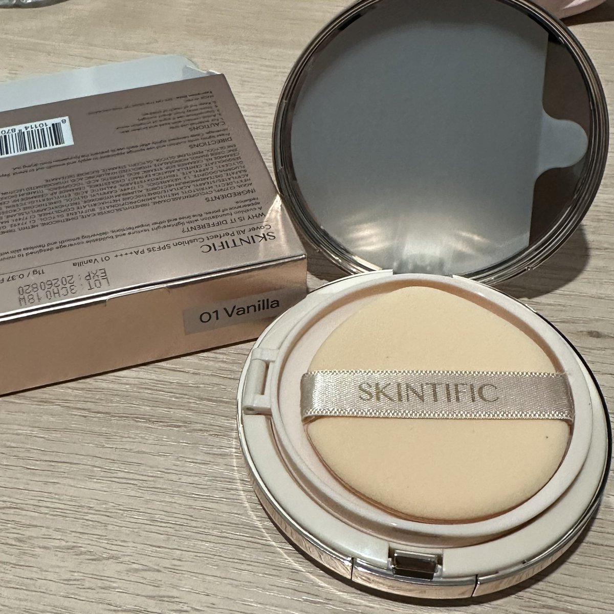bylittlej's tweet photo. ส่งต่อ คุชชั่น skintific สี 01 vanilla 
ลองเทสสีแค่ครั้งเดียว ไม่ได้ใช้พัฟ กระจกยังไม่แกะ ✨
ราคา 330 บาท รวมส่ง
Dm หรือ เมนชั่น ได้เลยค่า 💖

#ส่งต่อเครื่องสำอาง #คุชชั่น #skintific #รีวิวเครื่องสำอาง #รีวิวสกินแคร์ #ใช้ดีบอกต่อ #ส่งต่อคสอ #คสอพร้อมส่ง https://t.co/wEiqzqmYda