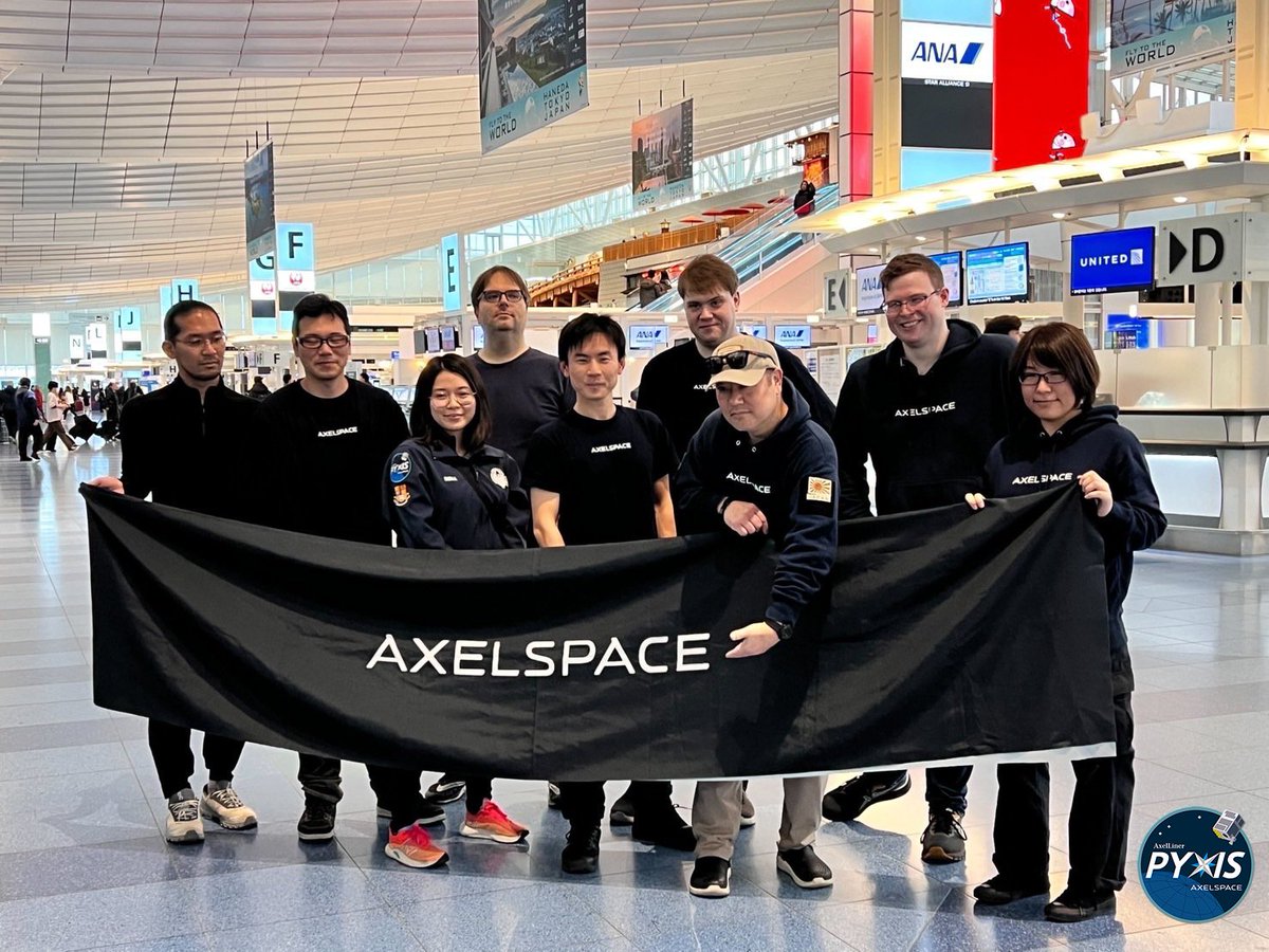 axelspace's tweet photo. 🌏🚀 #PYXISLanchCampaign 🛰️
The final preparation of the #PYXIS launch is underway.
We will keep you updated on the development of PYXIS to date and preparations for the launch on SNS!
Enjoy the behind-the-scenes of satellite development and the atmosphere of #Axelspace 🚀 https://t.co/mH54X2qlut