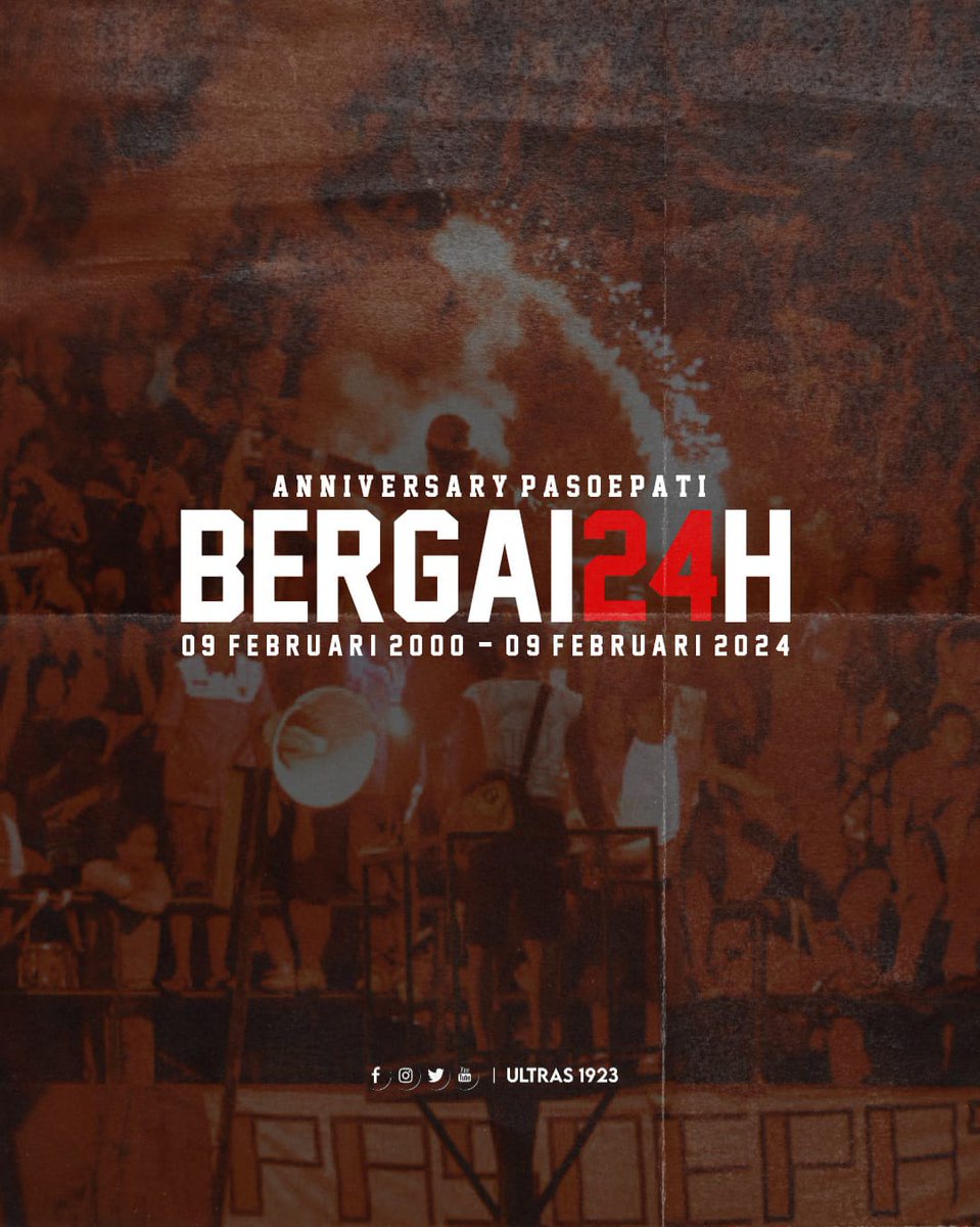 ultras1923_'s tweet photo. Selamat Bertambah Usia, Sodaraku!
@Pasoepati https://t.co/AoWVt7uY3p