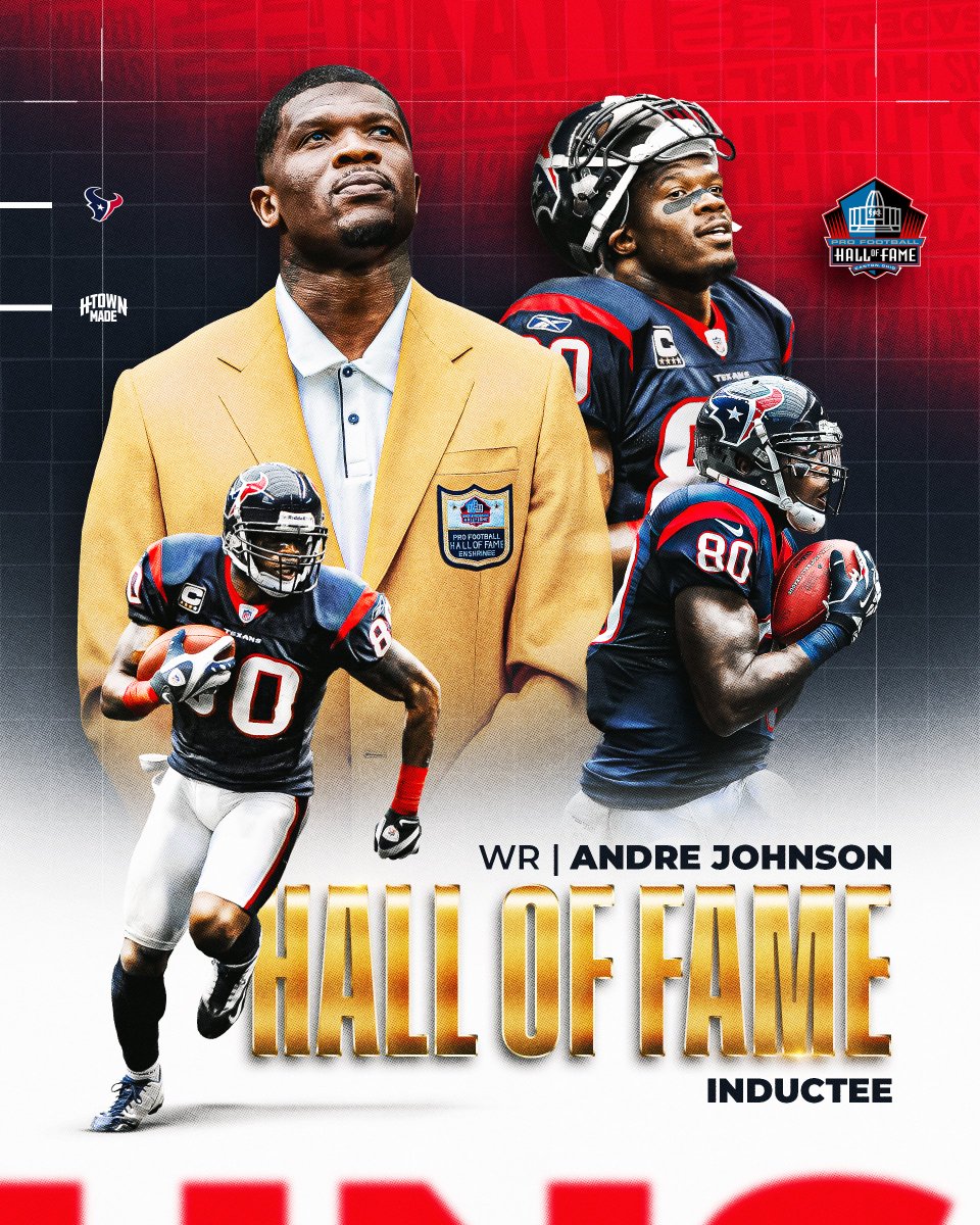 FINALLY! Andre Johnson is headed to the @ProFootballHOF 🤘