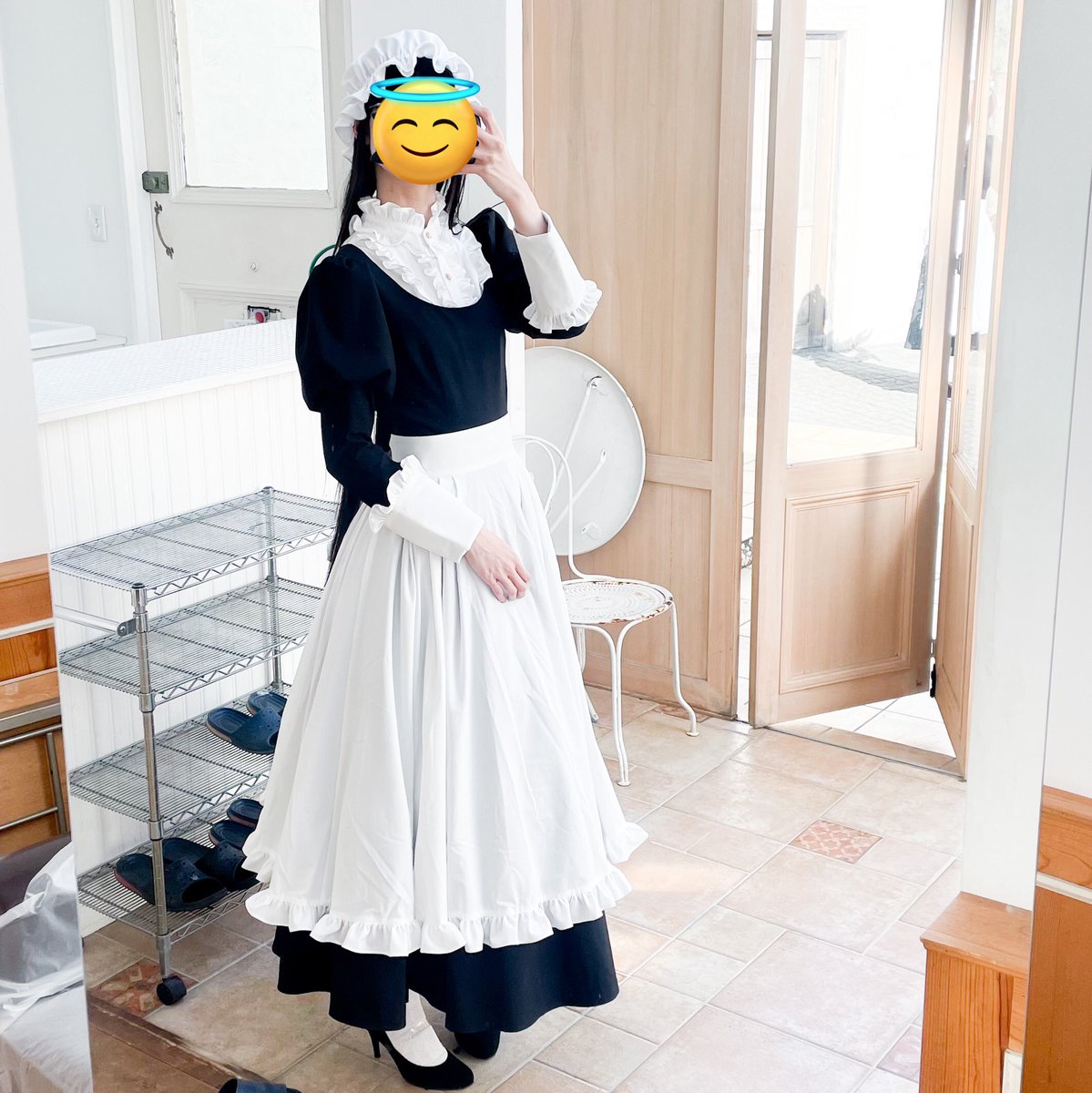 大人なので本気でメイド服を着ようの会を開催しました、いえーい🐹🐹🐹