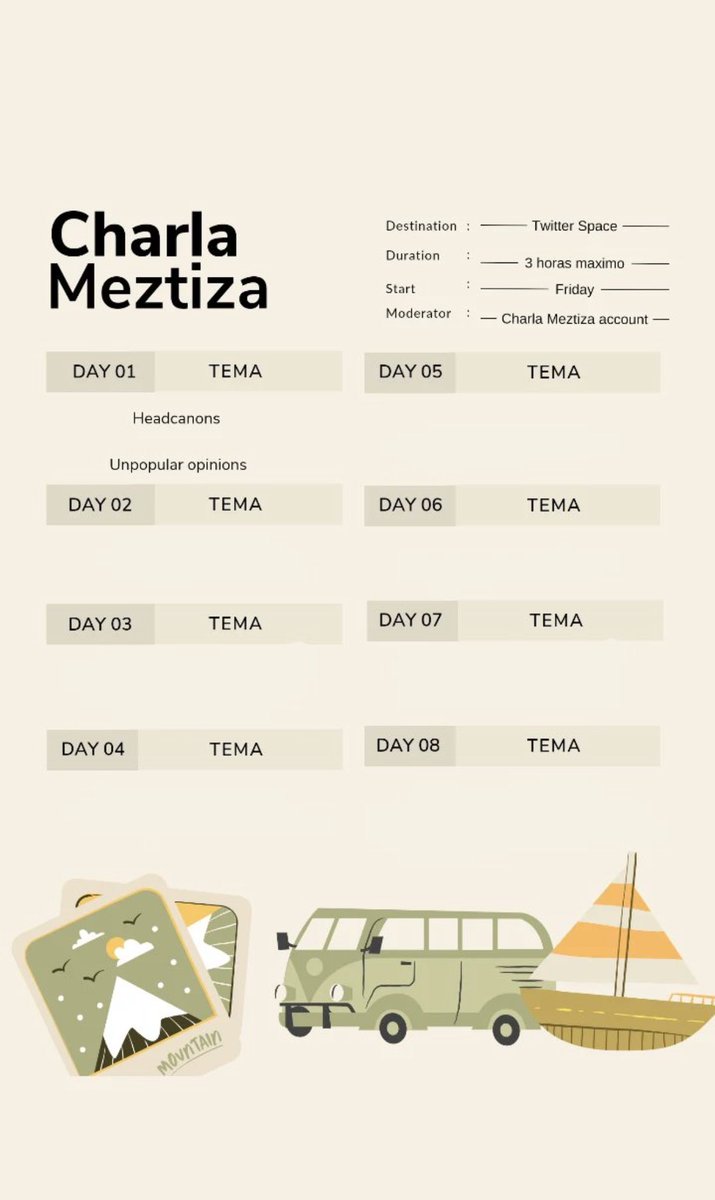 DEJAMOS LAS PISTAS Y EL PRIMER TEMA ES : HC Y UNPOPULAR OPINIONS 

TENEMOS MUCHO QUE DECIR Y SE VIENE LA PARTE DOS 🫶

Y hablando de segundas partes hablaremos de la segunda temporada de PERCY JACKSON que ya se anunció así que no se lo pueden perder .

#charlamestiza 

MAÑANA ⁉️