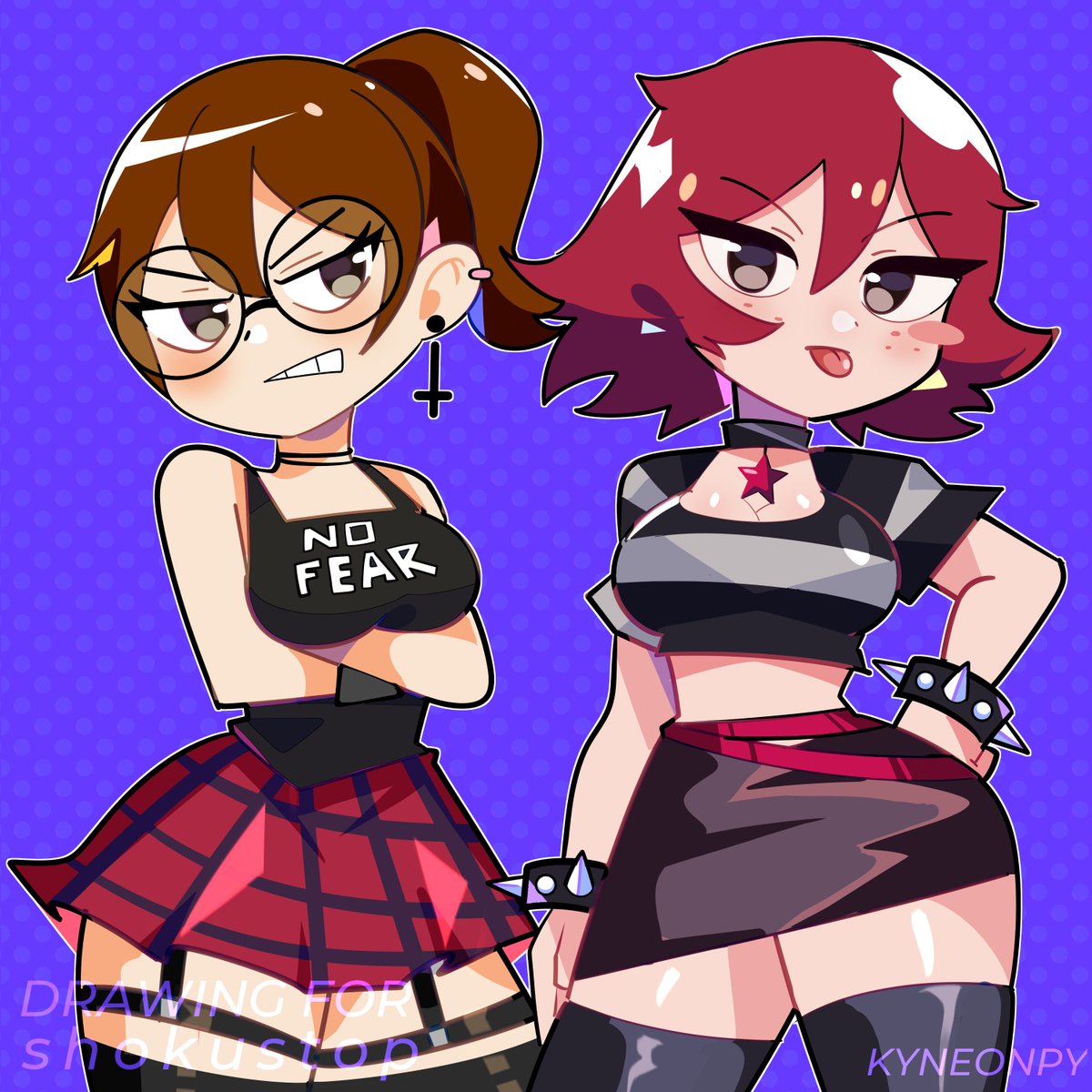 I only have one fear ...Kim & Julie as Goth Girls is too powerful !!! 🖤🔥

Sticker Comms for @/shokustop ! If you would like one check them out :3c✨

#ScottPilgrimTakesOff #kimpine #juliepowers #animegirl #comission #ComisionesAbiertas #drawing #CLIPSTUDIO