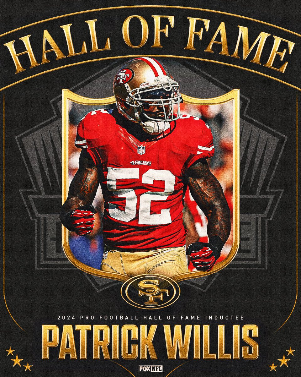 .<a href="/PatrickWillis52/">Patrick Willis</a> is headed to Canton! 🤩