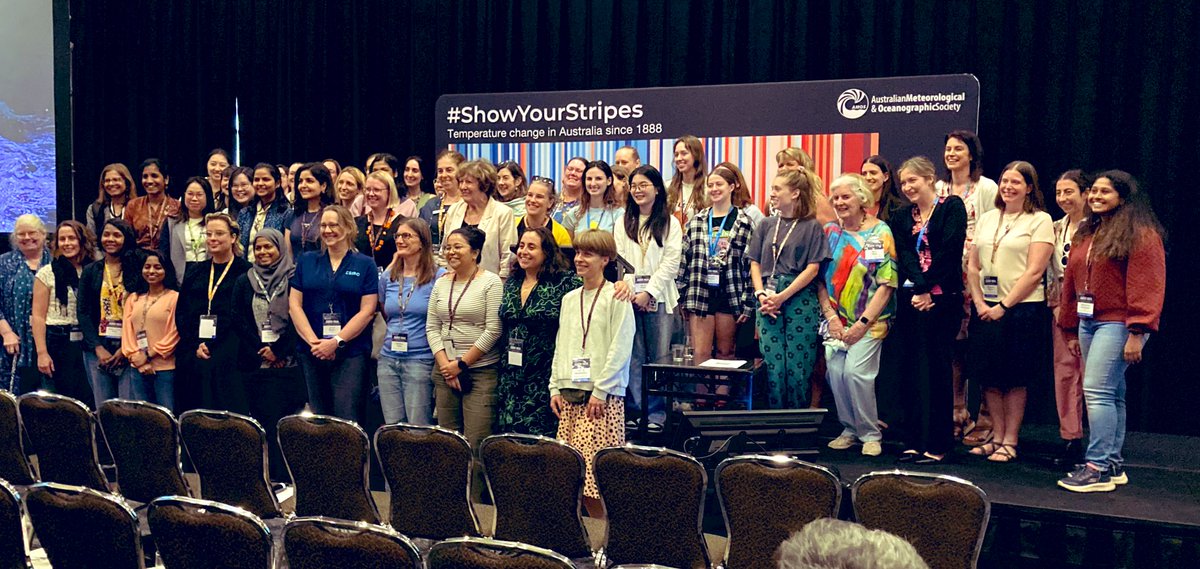 Honoured to work with so many amazing women in science. Just a sample of the awesome women at the #amos2024 conference today, celebrating international women and girls in science day on Sunday 11 Feb.