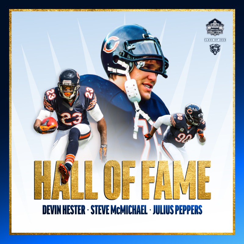 ChicagoBears's tweet photo. They're in.