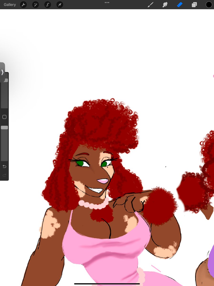 NikkiPen1's tweet photo. So..my friend made a suggestion 🫣
 used their regular skin tones. Roxannes a poodle and Miguel's a panther. (I know he looks like a lion--)

#spidersona #MiguelOHara #ocxcanon #anthroart https://t.co/qahqxaWHDM