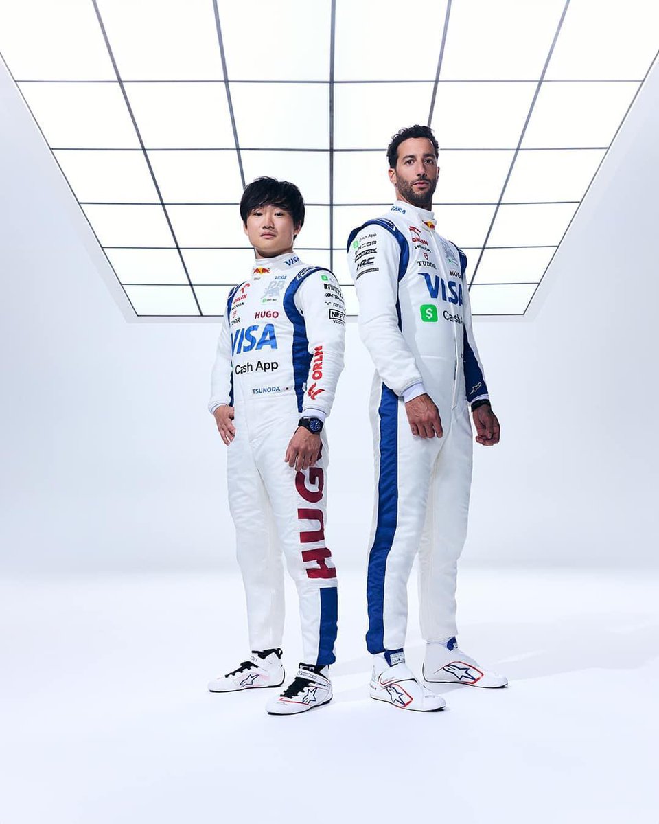 AnythingF1_'s tweet photo. Visa Cash App RB gave us a glimpse of their new overalls ahead of their car launch today🔥😍 #TorroRosso https://t.co/5J7sT4IUuP