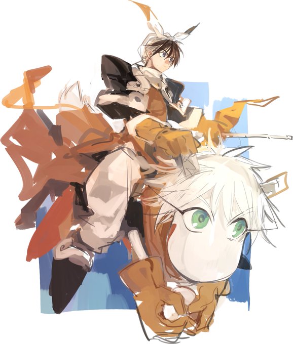 クソ長まつげが輪郭から飛び出す絵 