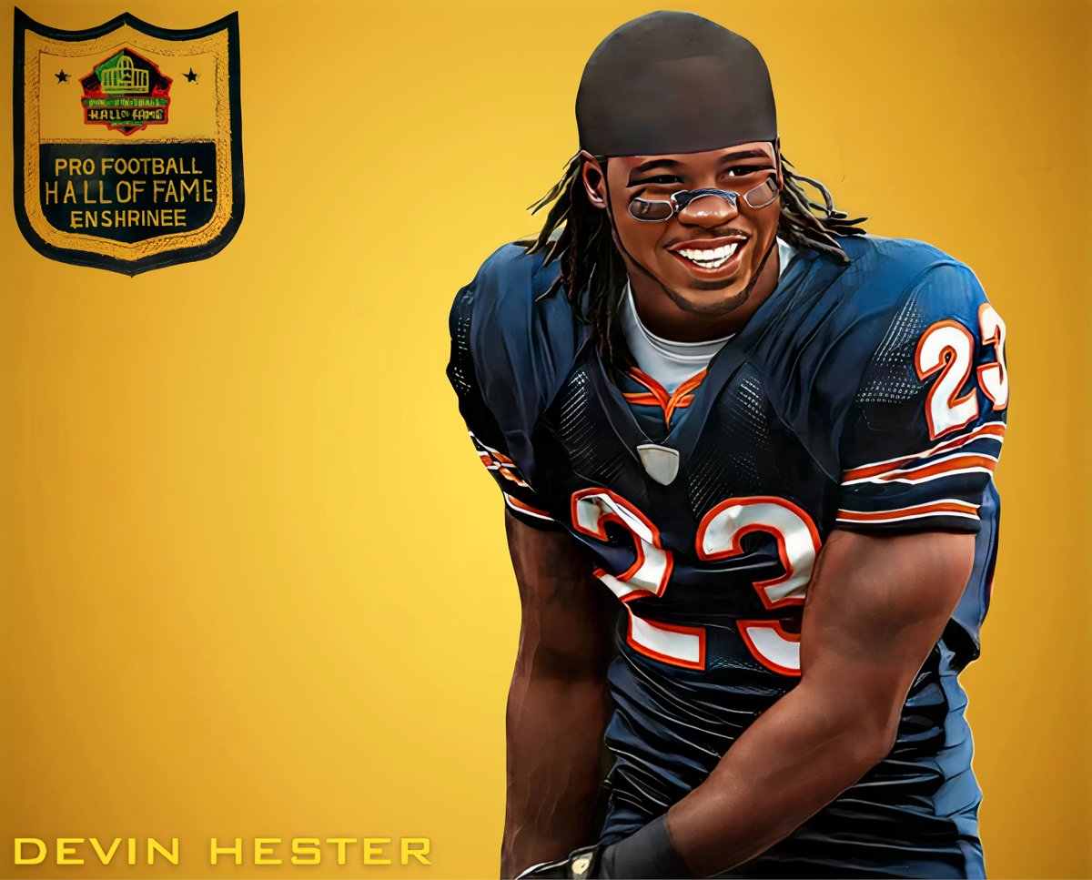 A pioneer at his position, Devin Hester has earned a permanent place in Hall of Fame Gold. @HaggarCo | #PFHOF24