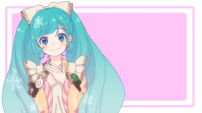 ピアプクロウですホー!今日もピアプロに投稿された作品を紹介していくホー☆木倉たまさんの雪ミクさん!ほんわかとした柔らかい色合いがステキだホ～(*'▽`*)【】 #piapro #雪ミク 