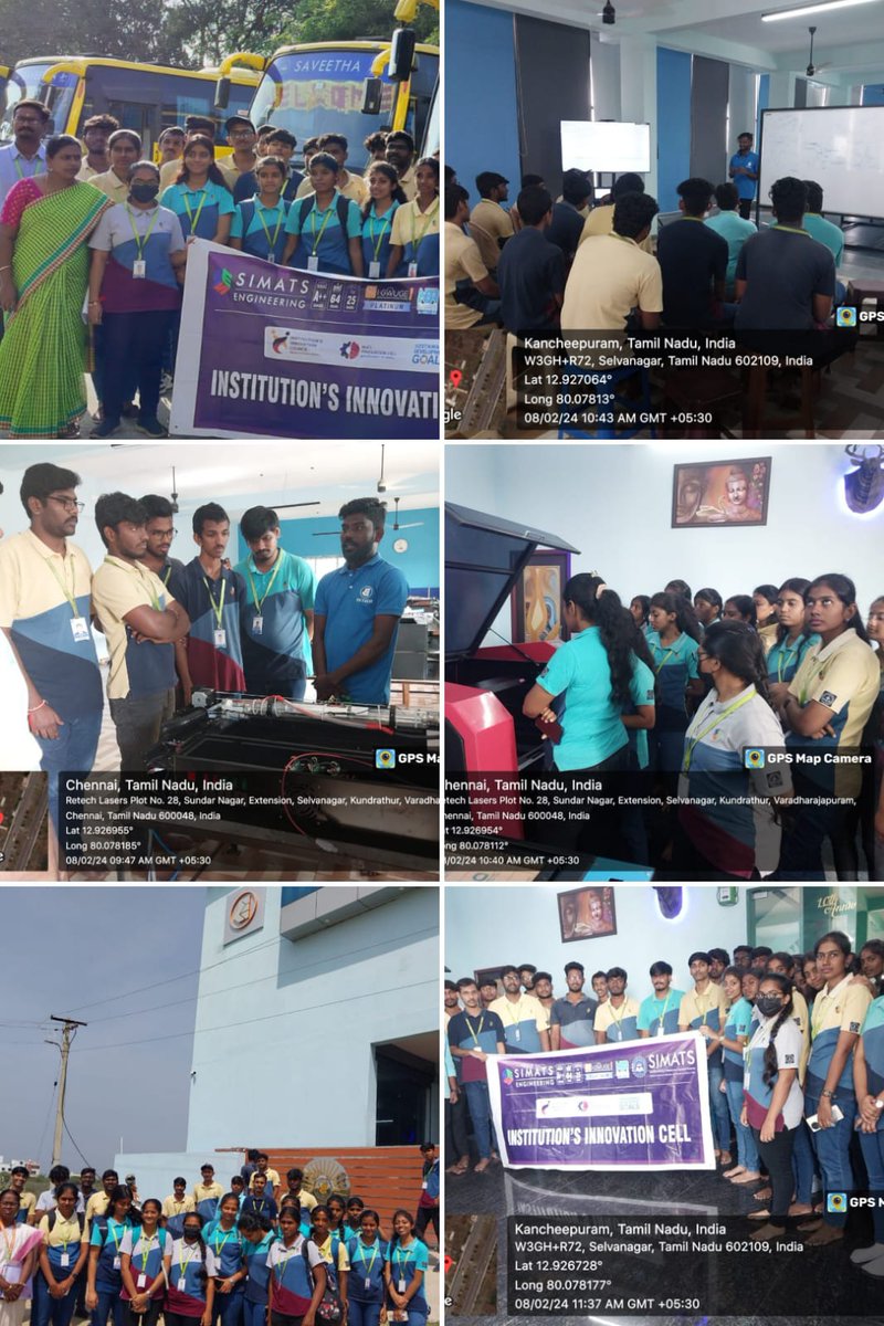 SIMATS_IIC's tweet photo. Glimpses of Exposure Visit for Problem Identification to RETECH Solutions, Chennai organized by Department of Applied Electronics, Simats Engineering on 8 February 2024. #iic #mhrdinnovationcell #simats #saveethabreeze #exposurevisit #problemidentification https://t.co/NGX2IPABw1